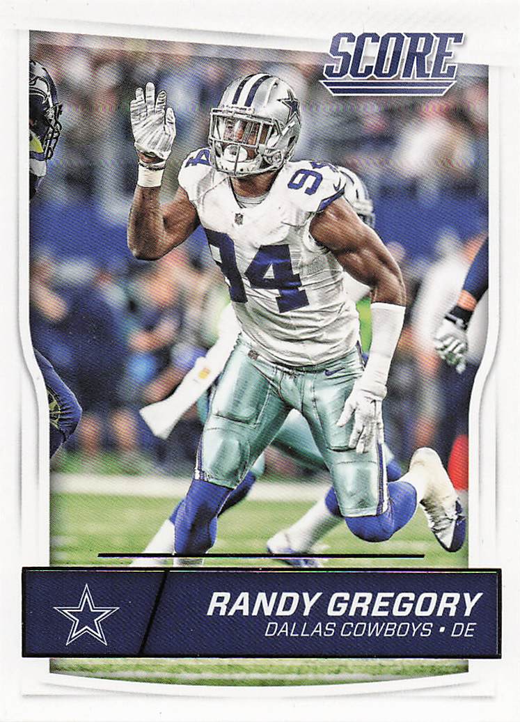 2016 Score Football Randy Gregory #94