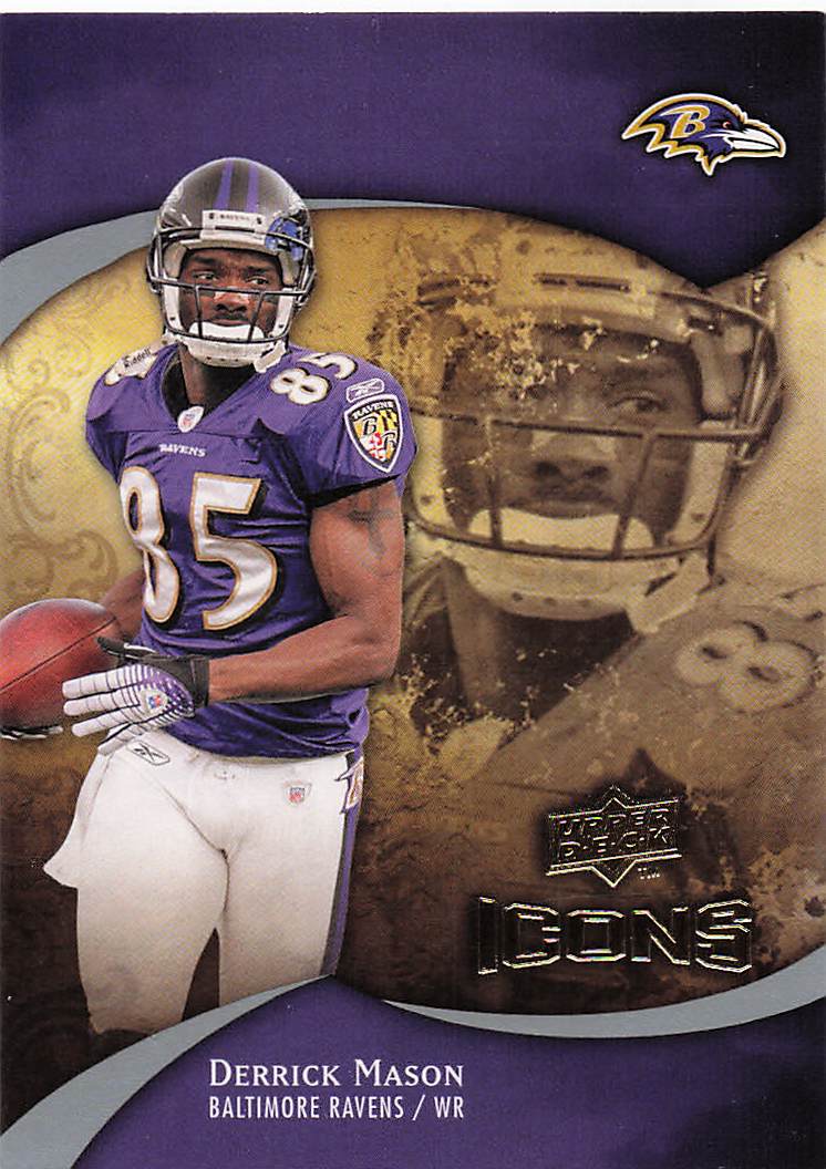 2009 Upper Deck Icons Football Derrick Mason #72