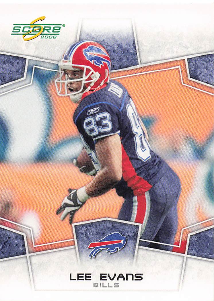 2008 Score Football Lee Evans #32
