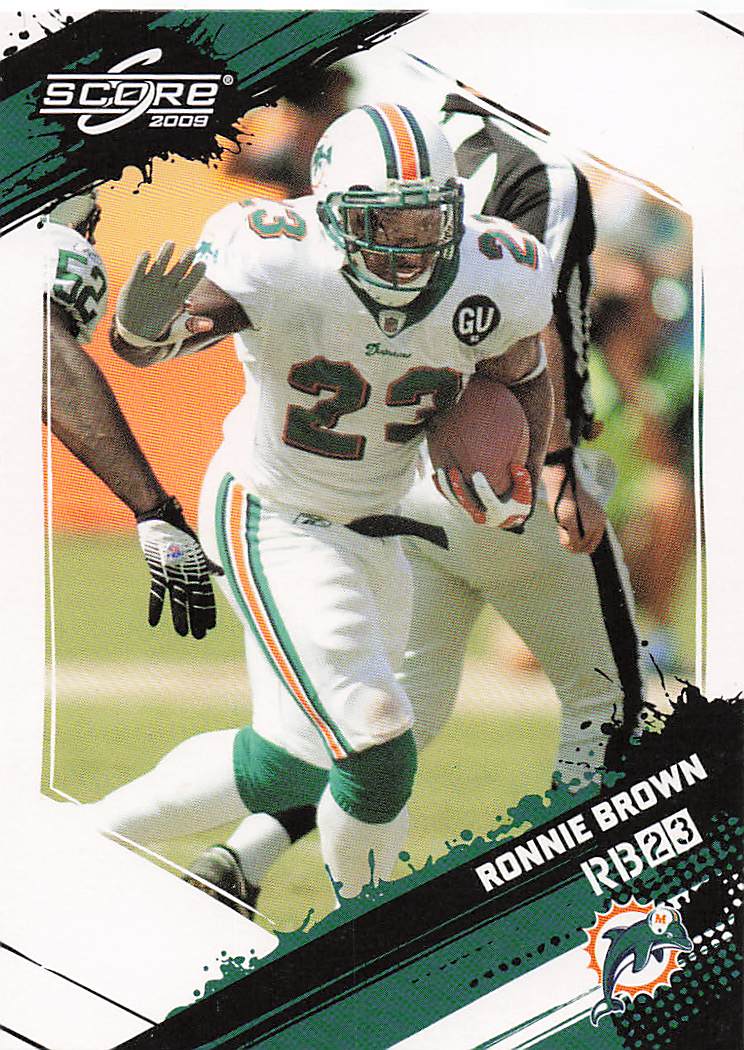 2009 Score Inscriptions Football Ronnie Brown #159
