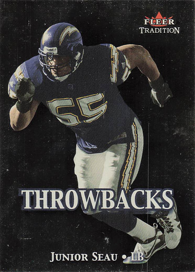 2000 Fleer Tradition Football Throwbacks Junior Seau #2 T