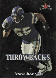 2000 Fleer Tradition Football Throwbacks Junior Seau #2 T