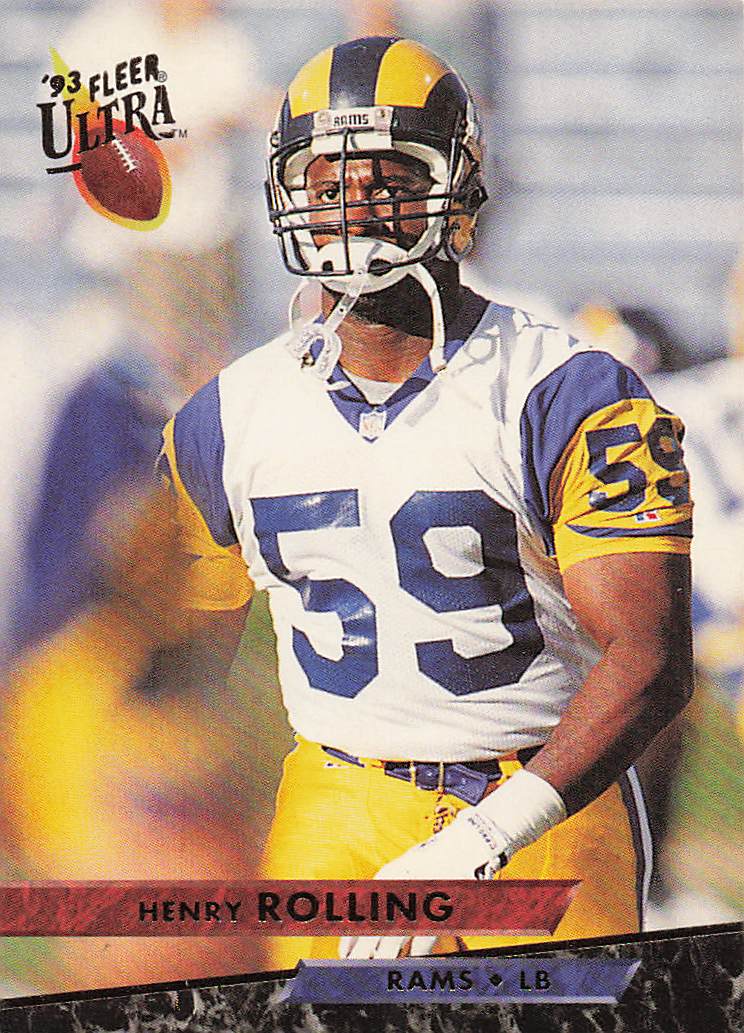 1993 Ultra Football Henry Rolling #246