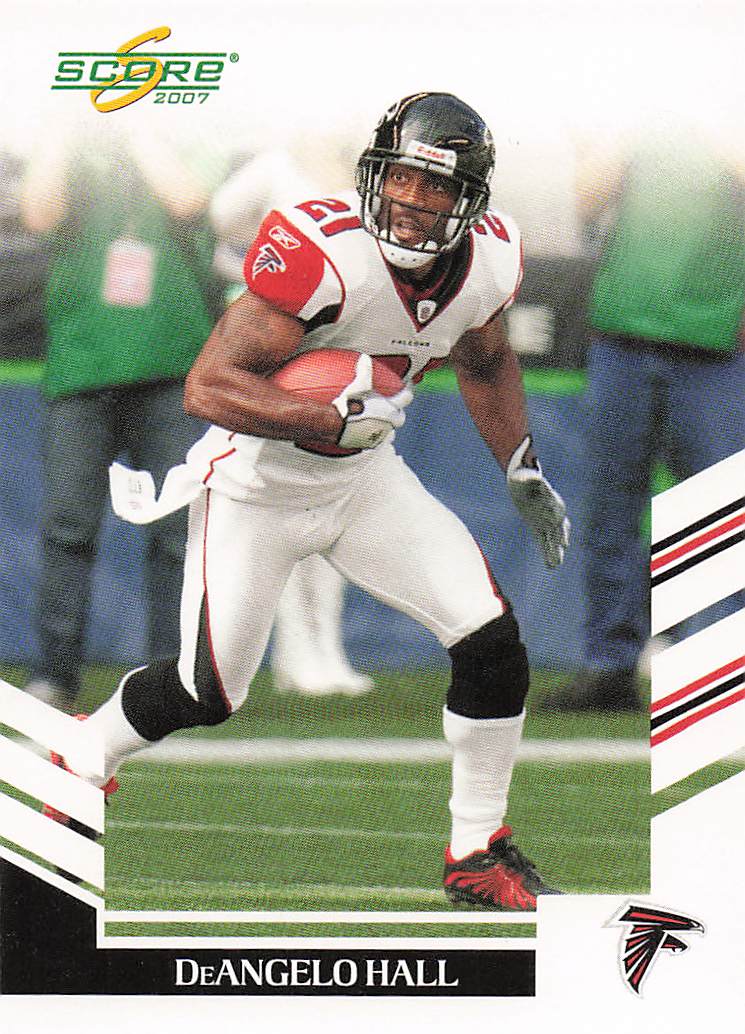 2007 Score Football DeAngelo Hall #75