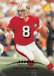 1995 Pinnacle Football Steve Young #62