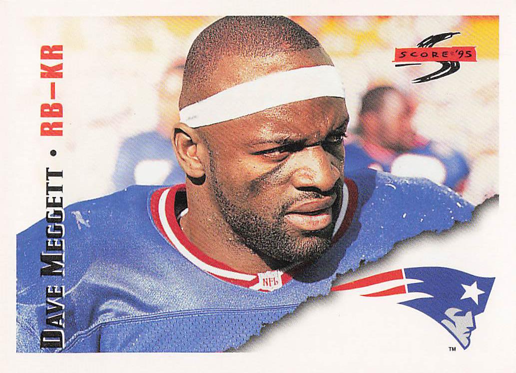1995 Score Football Promotional Backs Dave Meggett #71