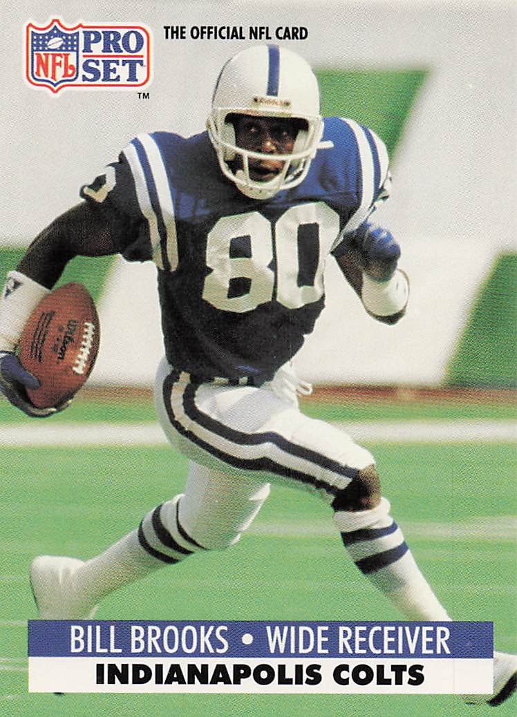 1991 Pro Set Football Bill Brooks #174