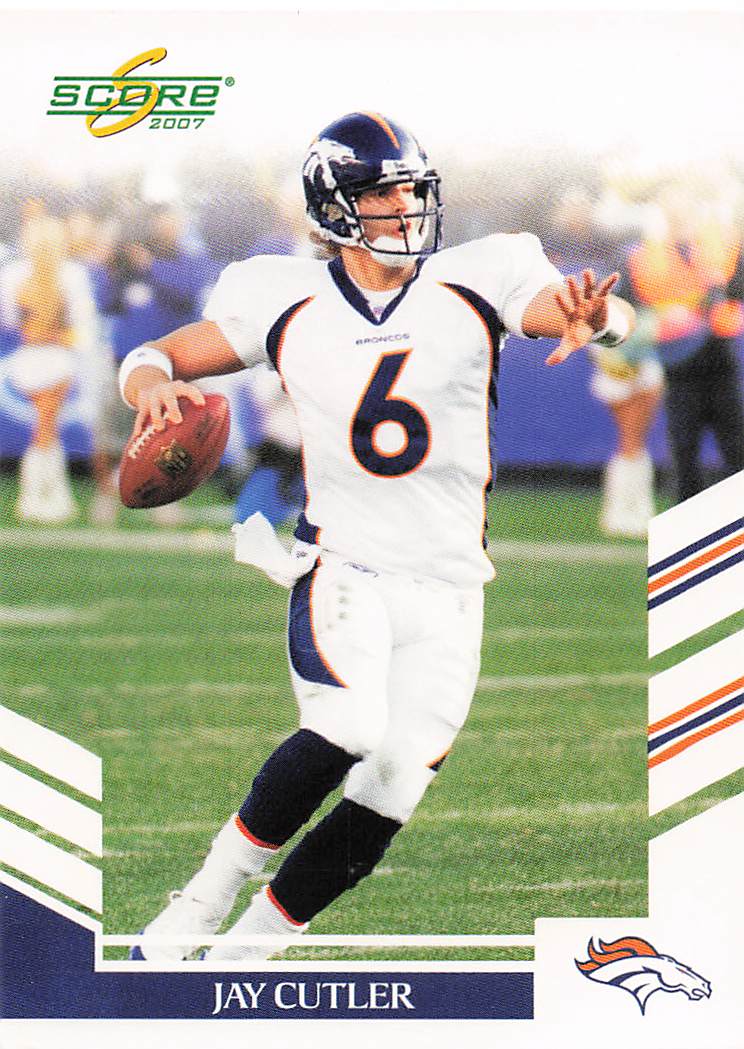 2007 Score Football Jay Cutler #248