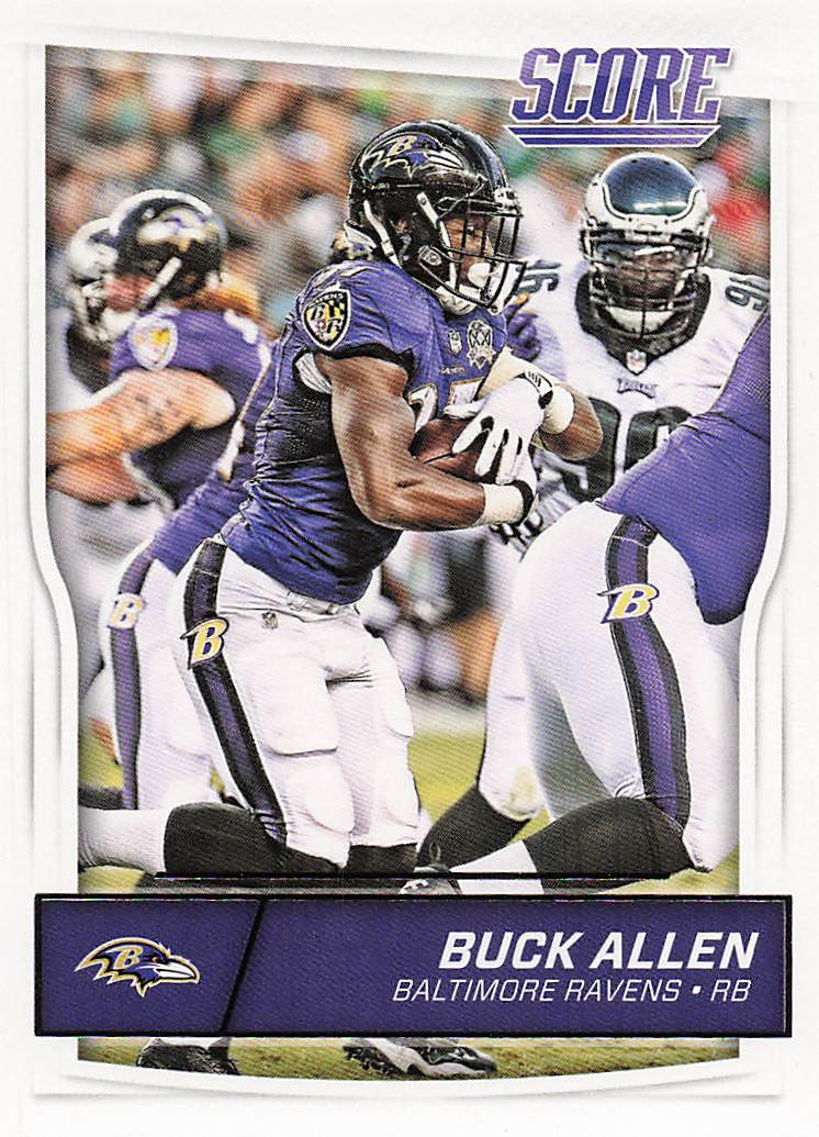 2016 Score Football Buck Allen #24
