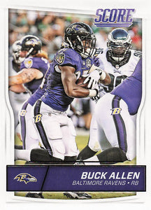 2016 Score Football Buck Allen #24