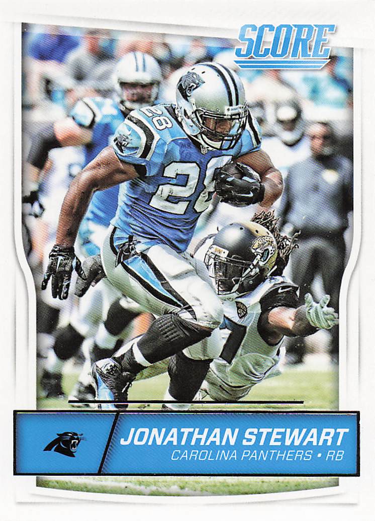 2016 Score Football Jonathan Stewart #44