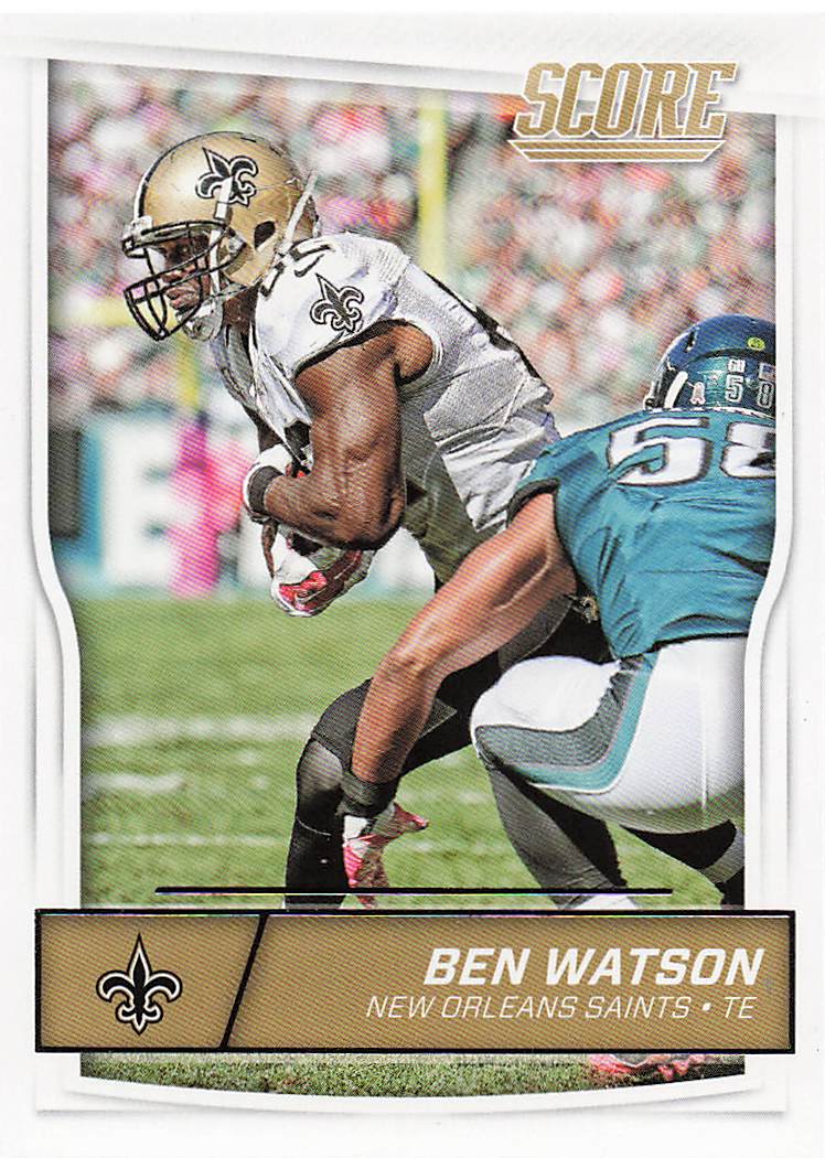 2016 Score Football Ben Watson #204