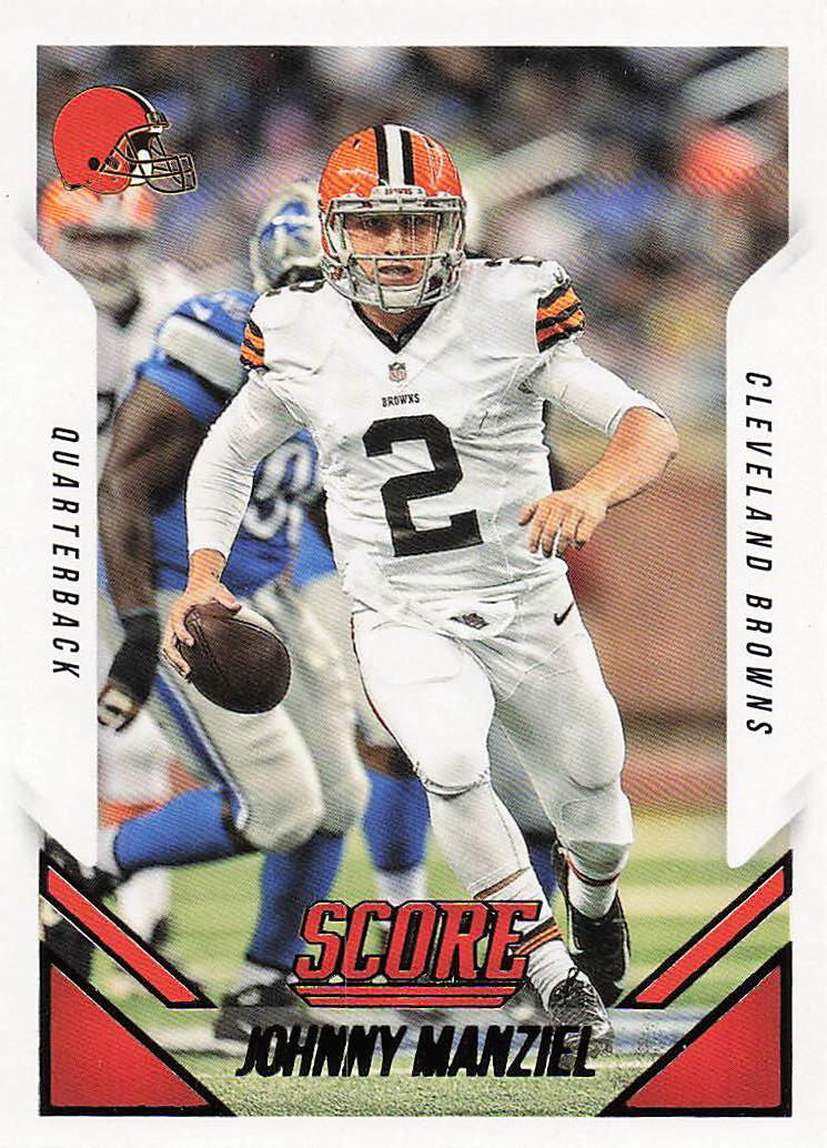 2015 Score Football Johnny Manziel #112