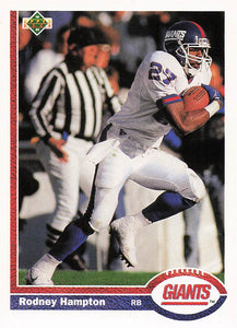 1991 Upper Deck Football Rodney Hampton #269b