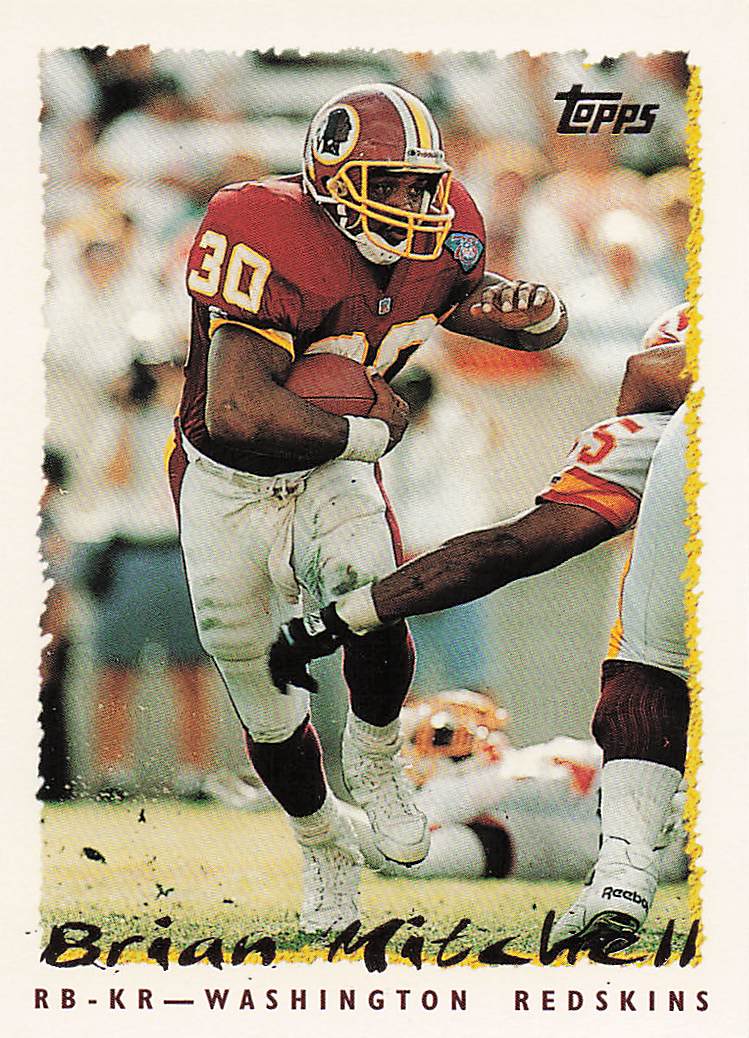 1995 Topps Football Brian Mitchell #325