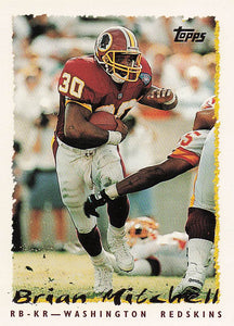 1995 Topps Football Brian Mitchell #325