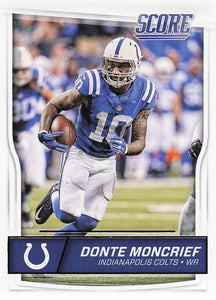 2016 Score Football Donte Moncrief #141