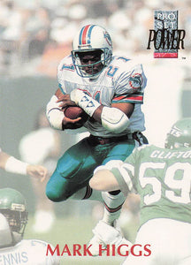 1992 Pro Set Power Football Mark Higgs #214