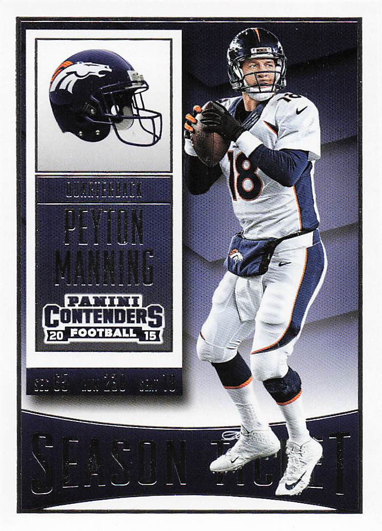 2015 Panini Contenders Football Peyton Manning #1
