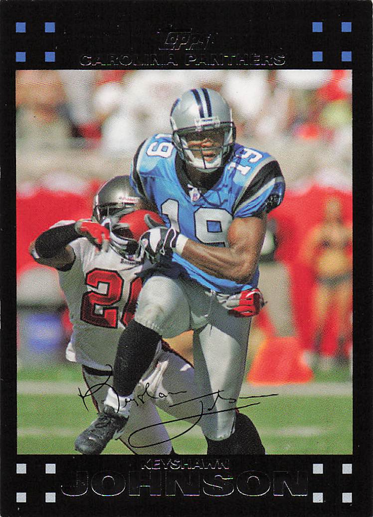 2007 Topps Football Keyshawn Johnson #125