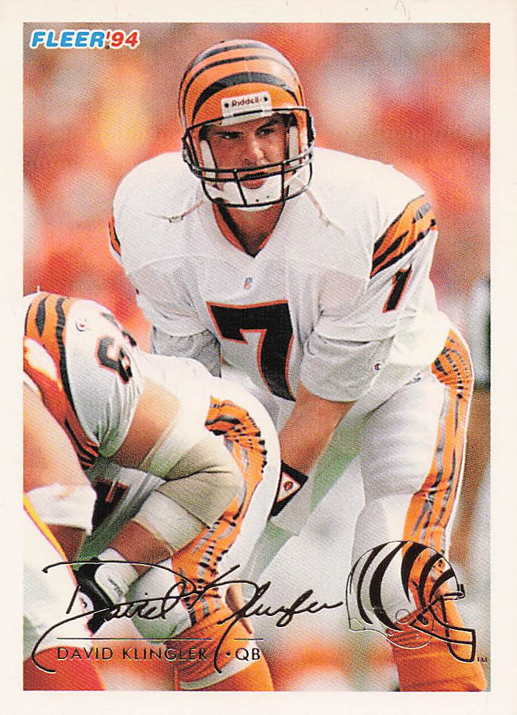 1994 Fleer Football David Klingler #79