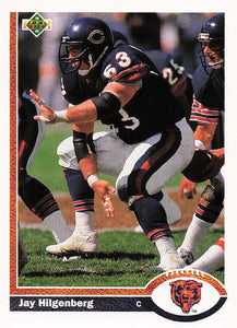 1991 Upper Deck Football Jay Hilgenberg #267