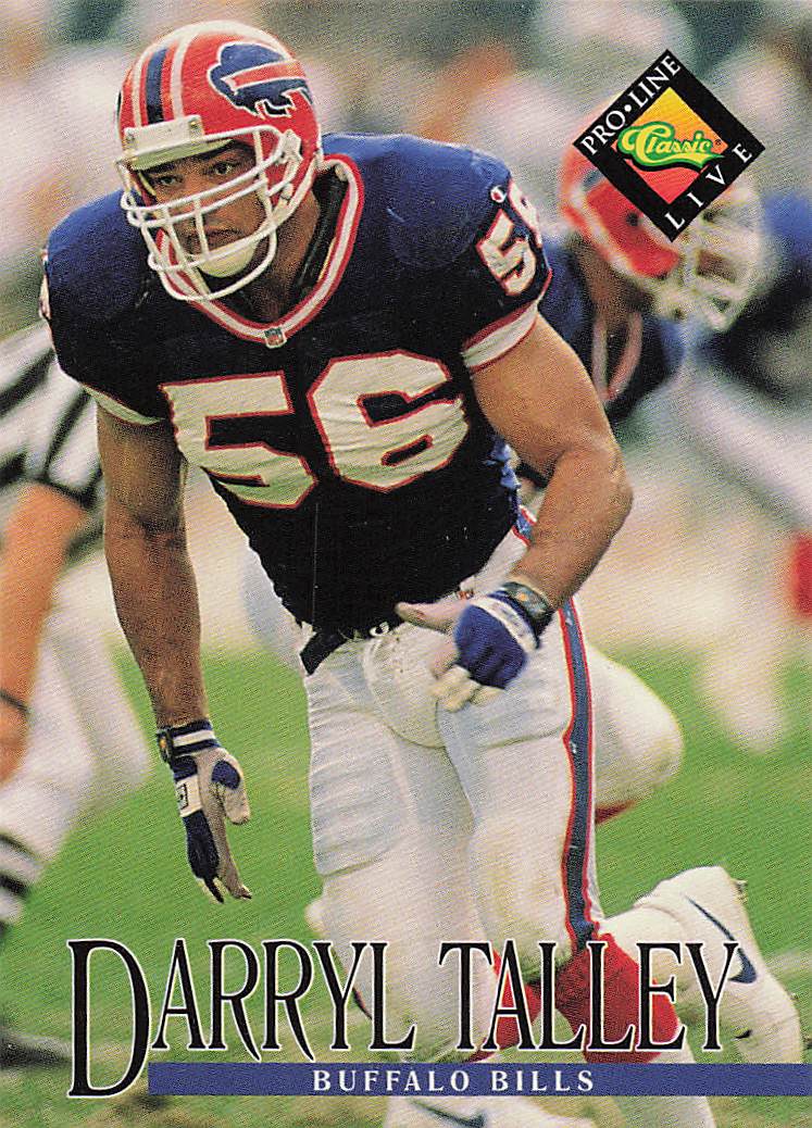1994 Pro Line Live Football Darryl Talley #165