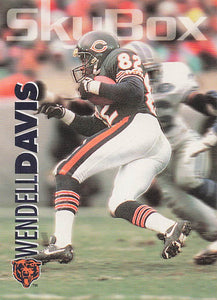 1993 SkyBox Impact Football Color Foils Wendell Davis #35