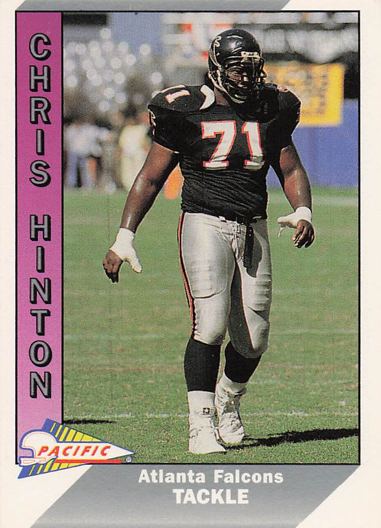 1991 Pacific Football Chris Hinton #14