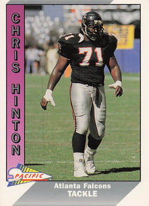 1991 Pacific Football Chris Hinton #14