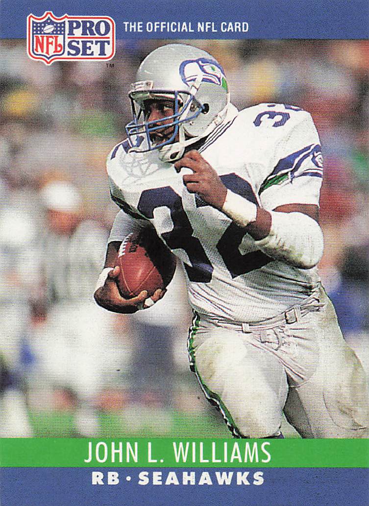 1990 Pro Set Football John L. Williams #306