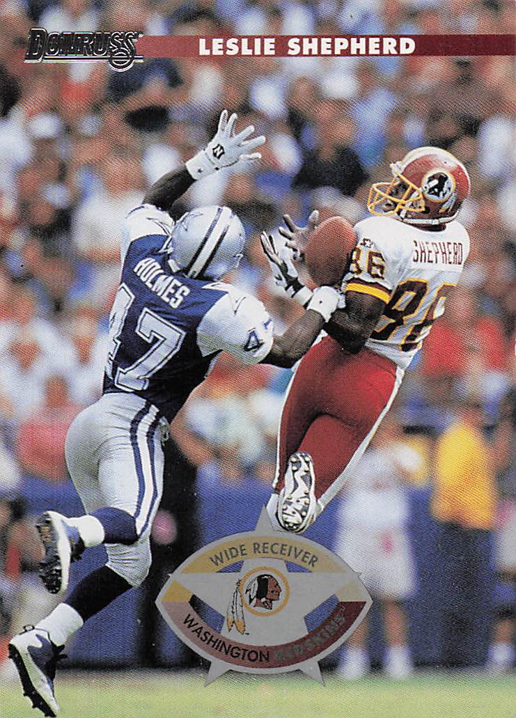 1996 Donruss Football Leslie Shepherd #198