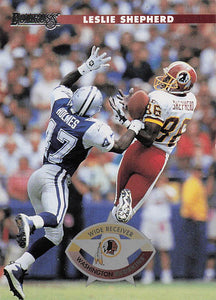 1996 Donruss Football Leslie Shepherd #198