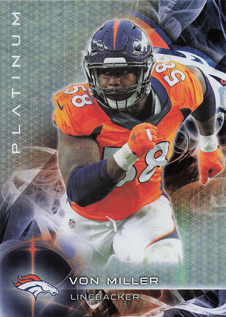 2015 Topps Platinum Football Von Miller #74