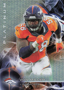 2015 Topps Platinum Football Von Miller #74