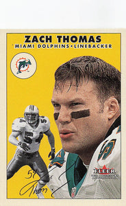 2000 Fleer Tradition Football Zach Thomas #162