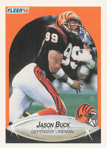 1990 Fleer Football Jason Buck #212