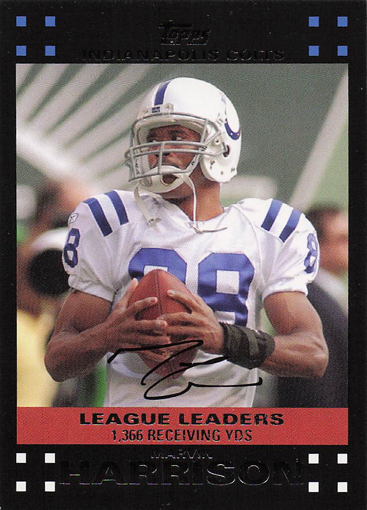 2007 Topps Football First Edition Marvin Harrison #402