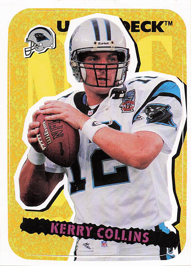 1995 Collector's Choice Update Football Stick-Ums Kerry Collins #2