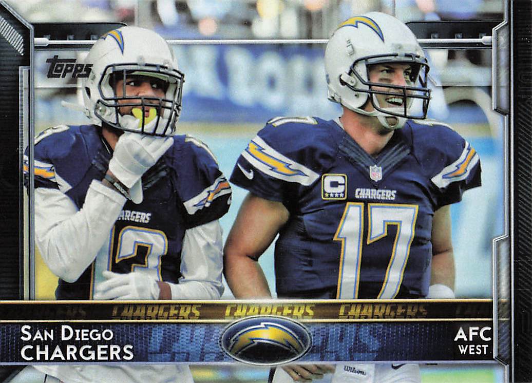 2015 Topps Football San Diego Chargers #286