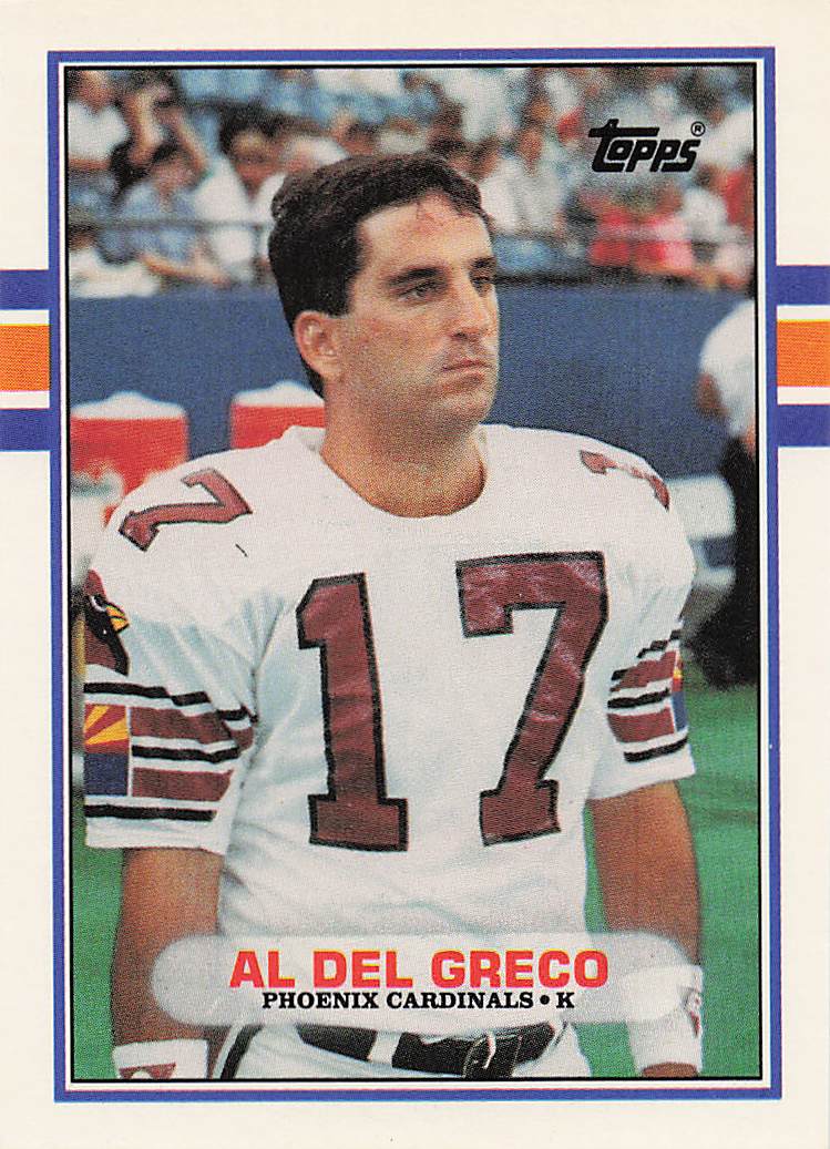 1989 Topps Traded Football Al Del Greco #6T