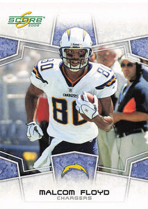 2008 Score Football Scorecard Malcom Floyd #266