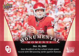 2011 Upper Deck University of Oklahoma Football Oct #95