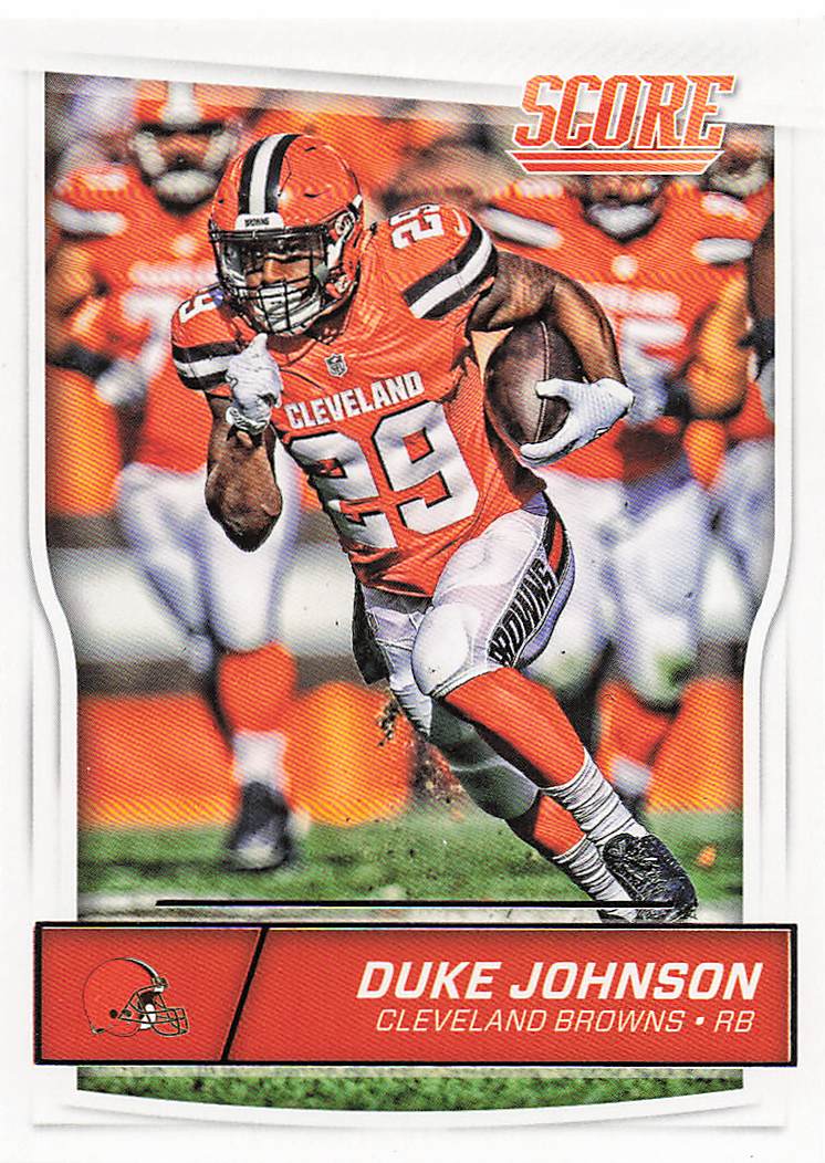 2016 Score Football Duke Johnson #77