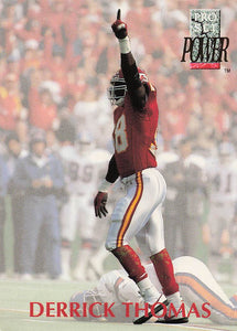 1992 Pro Set Power Football Derrick Thomas #58