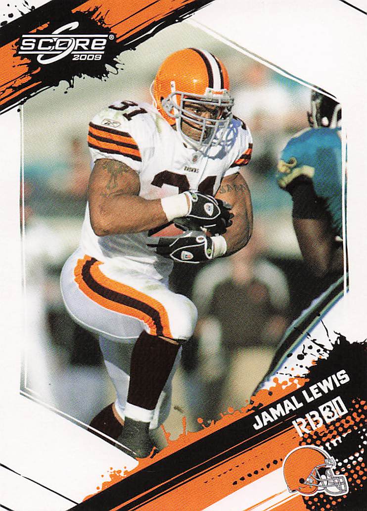 2009 Score Football Jamal Lewis #68
