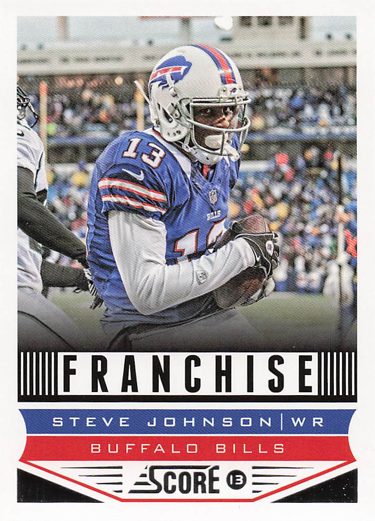 2013 Score Football Scorecard Steve Johnson #270