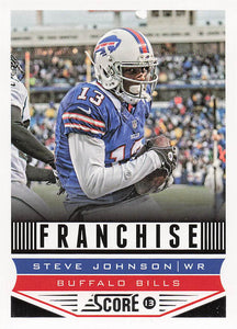 2013 Score Football Scorecard Steve Johnson #270