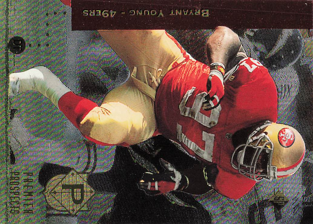 1994 SP Football Bryant Young #6 Rookie