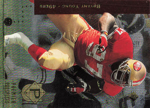 1994 SP Football Bryant Young #6 Rookie
